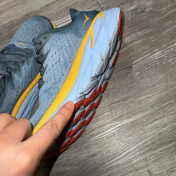 Hoka Clifton 8 'Goblin Blue Mountain Spring' size 10